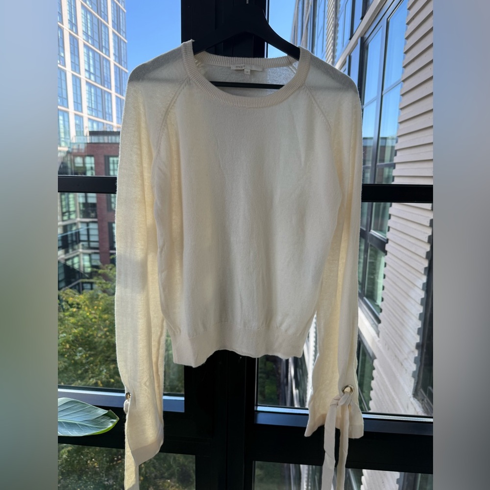 Maje - Beige Wool Cashmere Sweater